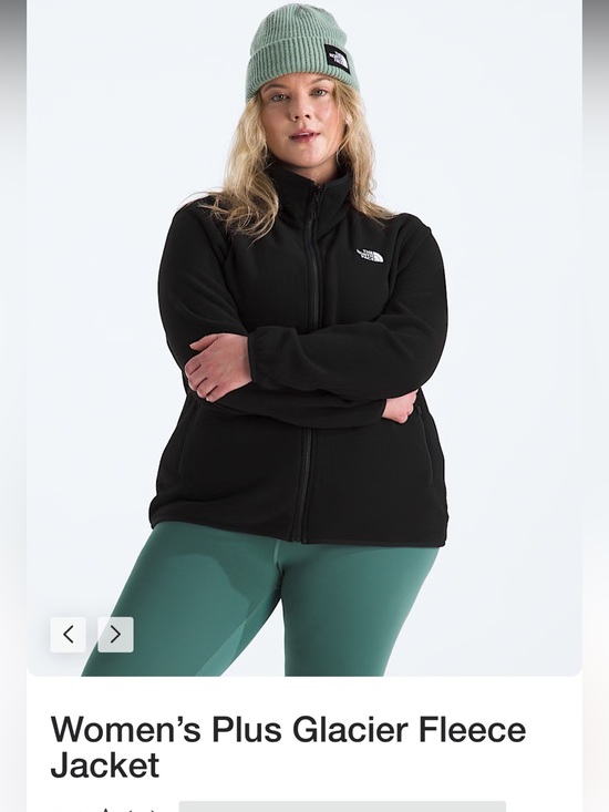 The North Face Tops - THE NORTH FACE Plus Size Glacier Fleece Jacket 3X fits like a 22/24